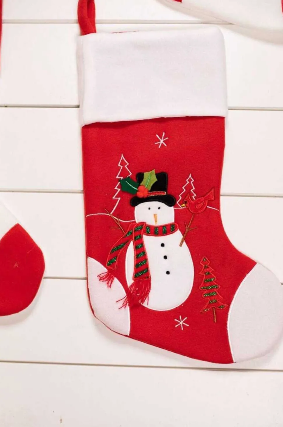 19” Red/White Reindeer/Penguin/Snowman/Santa Stocking