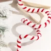 60" Red & White Sweet Candy Stripe Garland