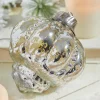 4.5" Regal Beaded Elizabethan Mercury Glass Ornament