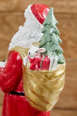 13” Resin African-American Santa