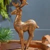 12" Resin Deer Candle Holder