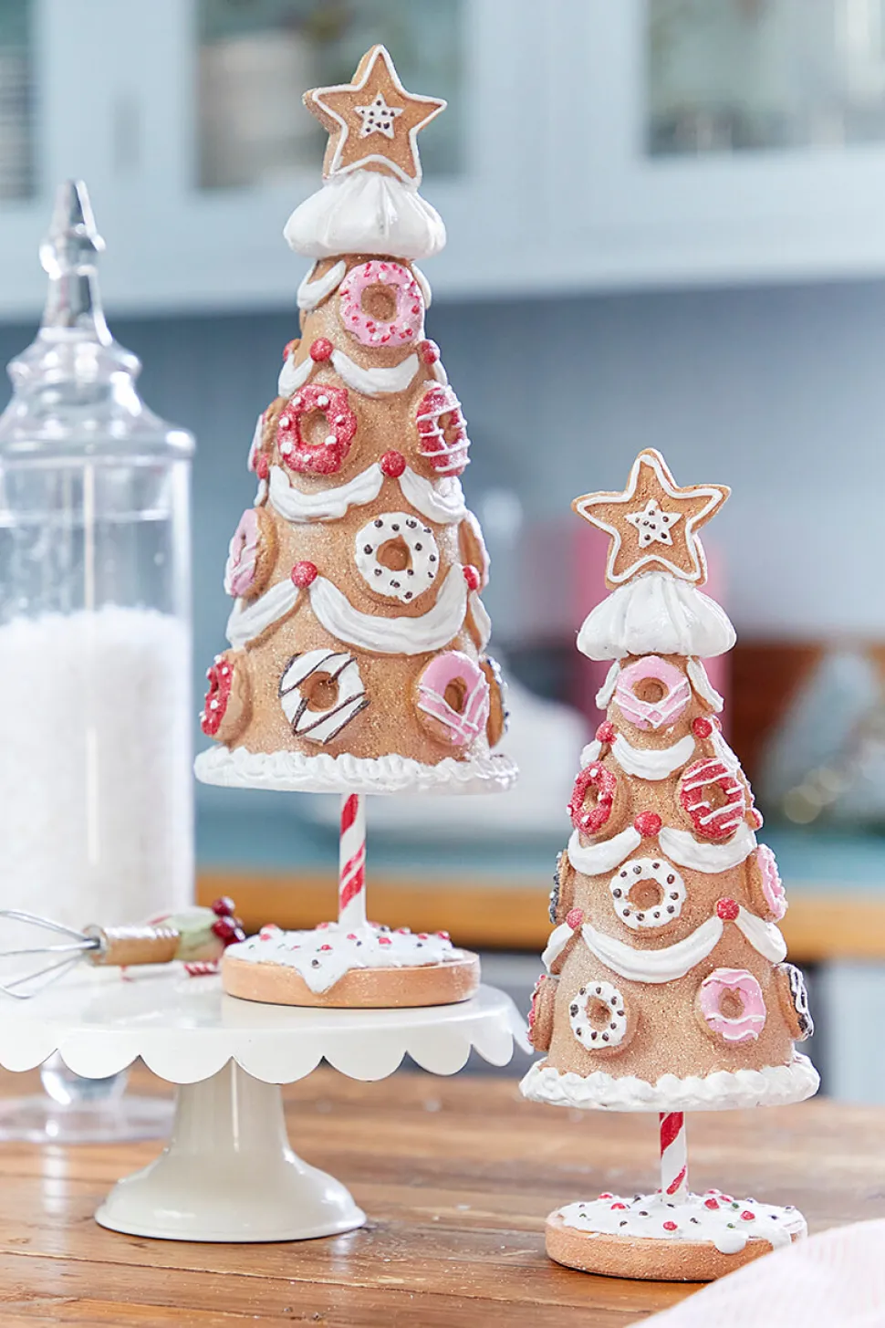 11" Resin Donut Tree