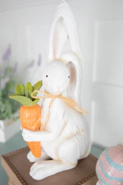 16” Resin Easter Bunny Figurine