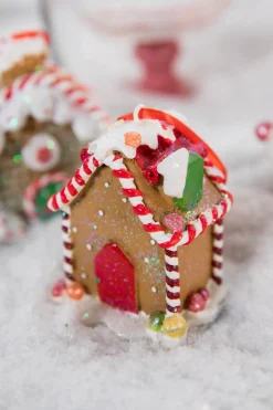 3.5” Resin Gingerbread House Ornament