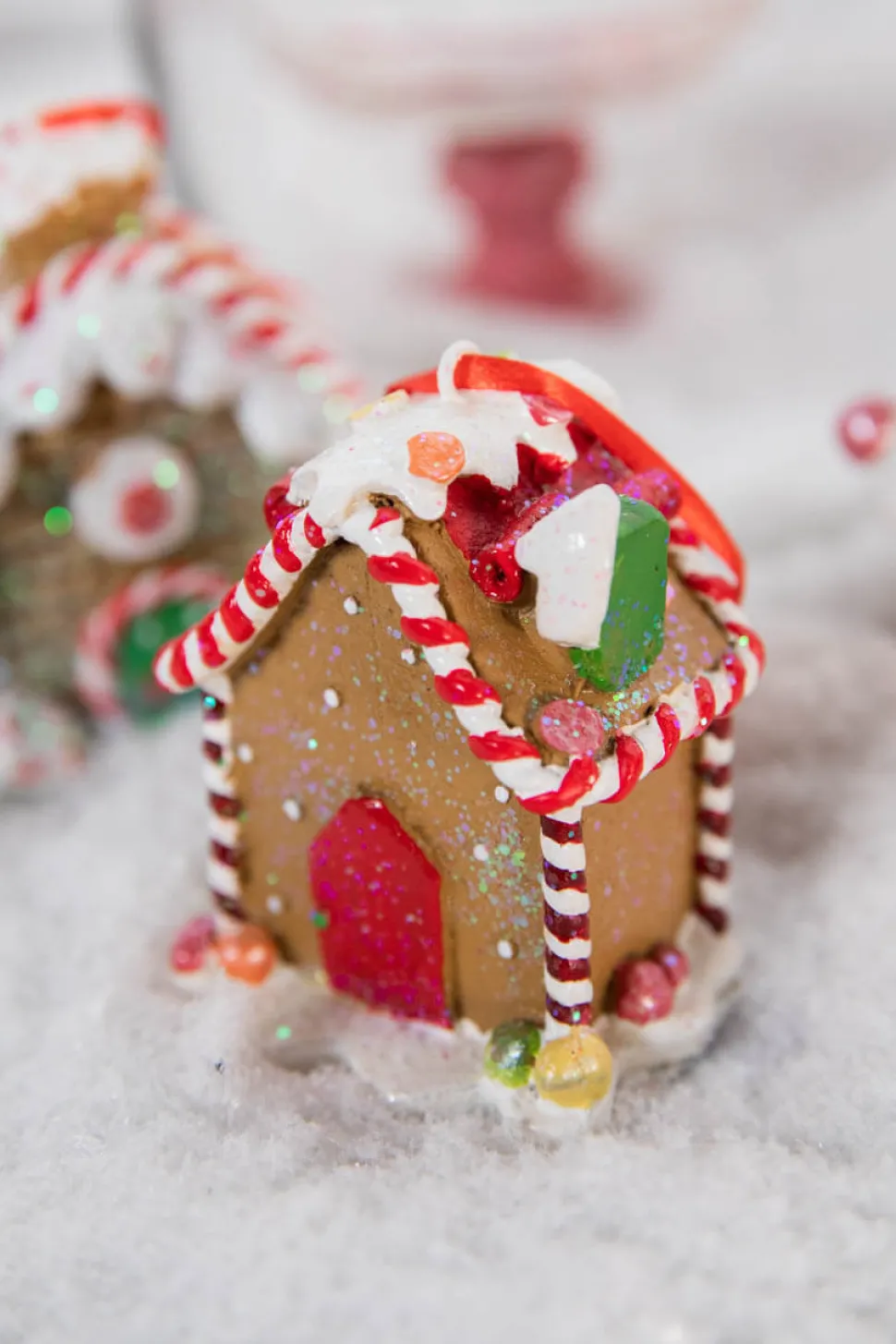 3.5” Resin Gingerbread House Ornament