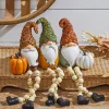 10" Resin Harvest Gnomes Shelf Sitter
