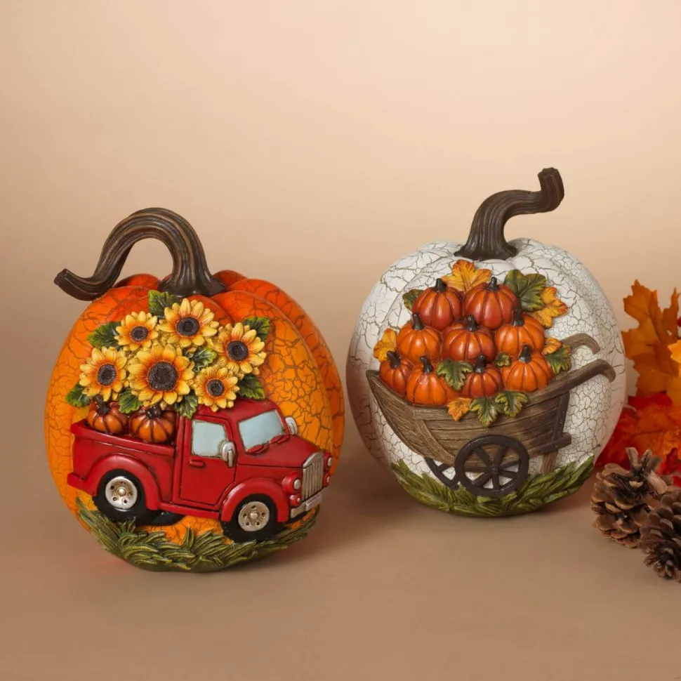 8.8” Resin Harvest Pumpkin