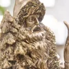 16.5" Resin Highlands Santa with Tree