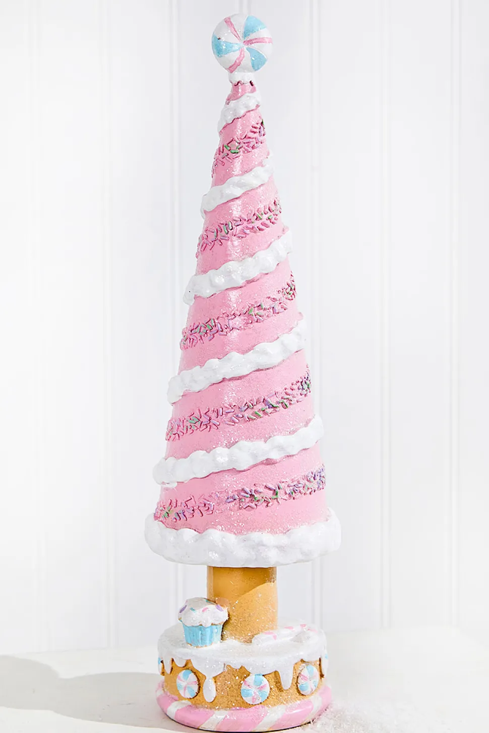 15" Resin Holiday Candy Tree