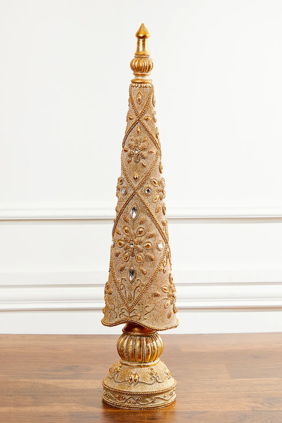 26" Resin Jeweled Old World Christmas Tree