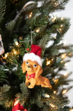2.5” Resin Pup with Hat Ornament