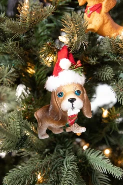 2.5” Resin Pup with Hat Ornament