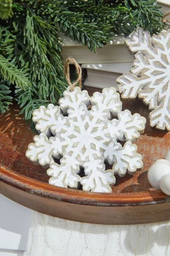 5” Resin Snowflake Ornament