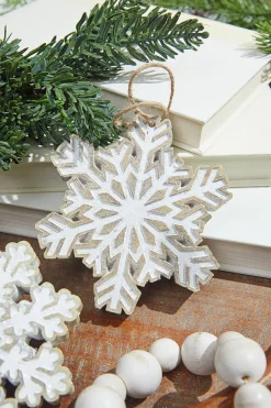 5” Resin Snowflake Ornament