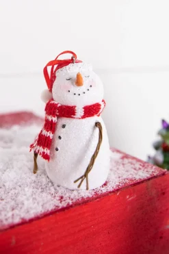 3” Resin Snowman with Scarf