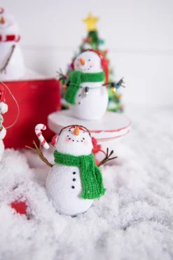 3” Resin Snowman with Scarf