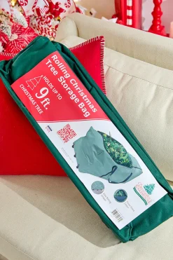 Rolling Christmas Tree Storage Bag - Green