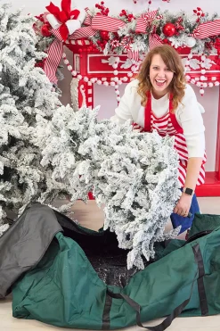 Rolling Christmas Tree Storage Bag - Green