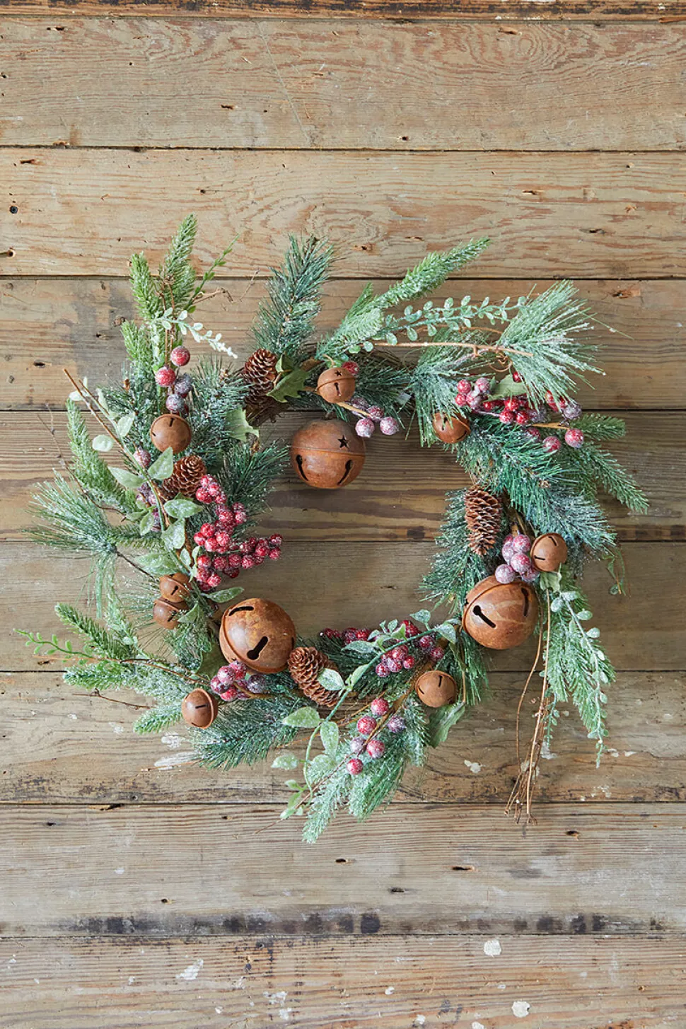 18" Rustic Bell Wreath