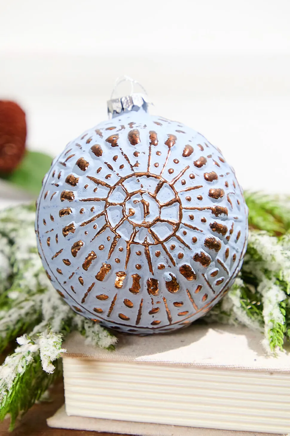 Rustic Embossed Ornament