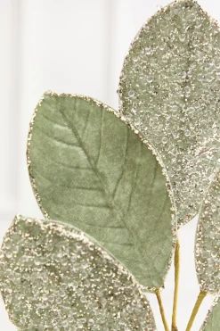 25" Sage Magnolia Leaf Stem