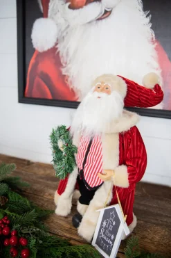 16” Santa Figure "Tis The Season" Sign