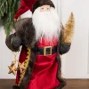 19” Santa Figure with Stars & Tree