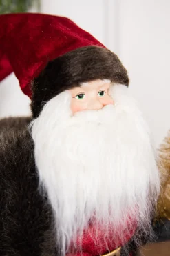 19” Santa Figure with Stars & Tree