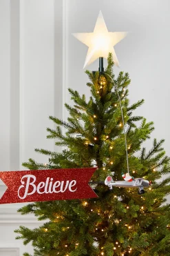 Santa's Biplane Tree Topper
