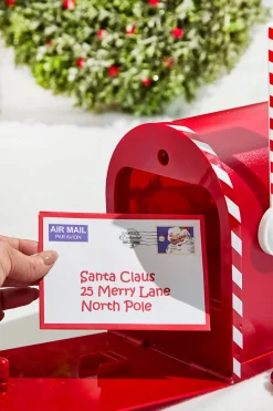 10" Santa's Enchanted Mailbox - Red