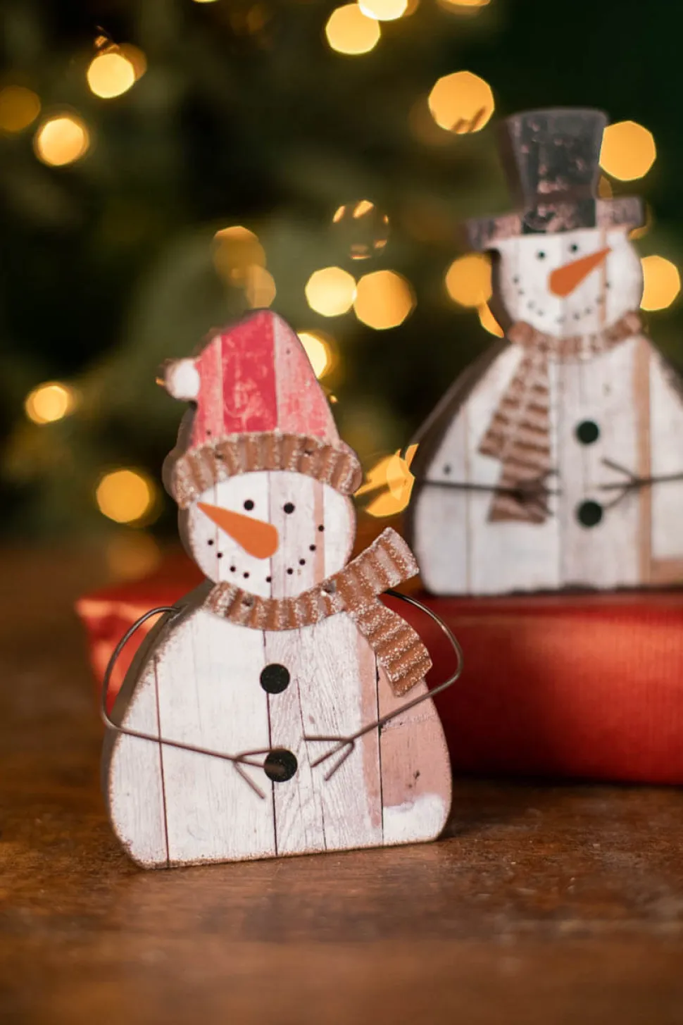 6" Santa/Snowman Decoration
