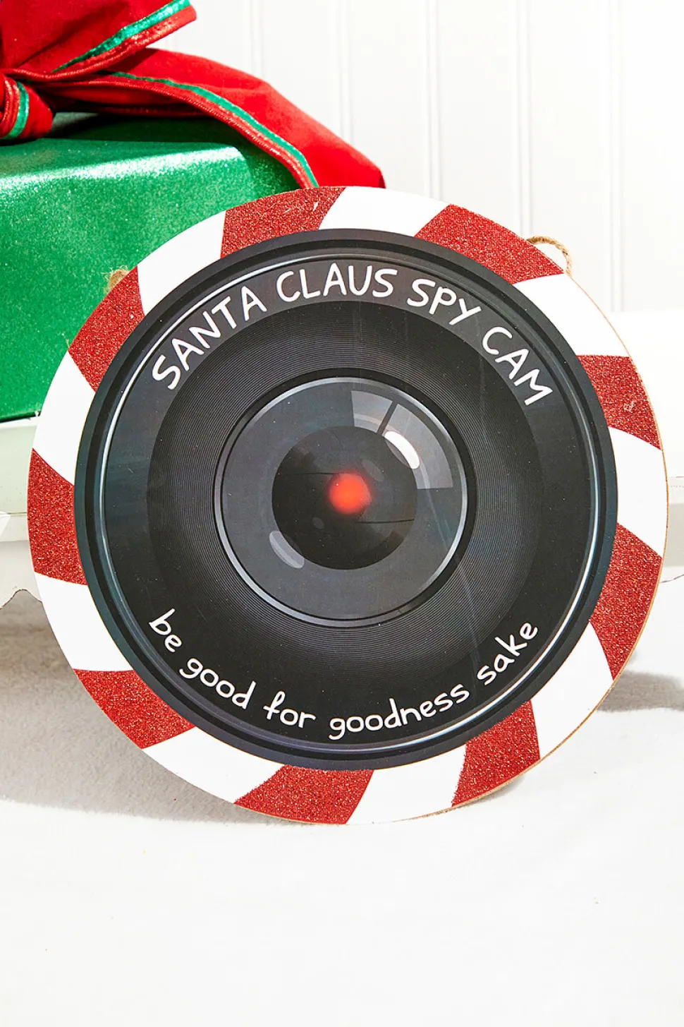10.5" Santa Spy Cam Sign