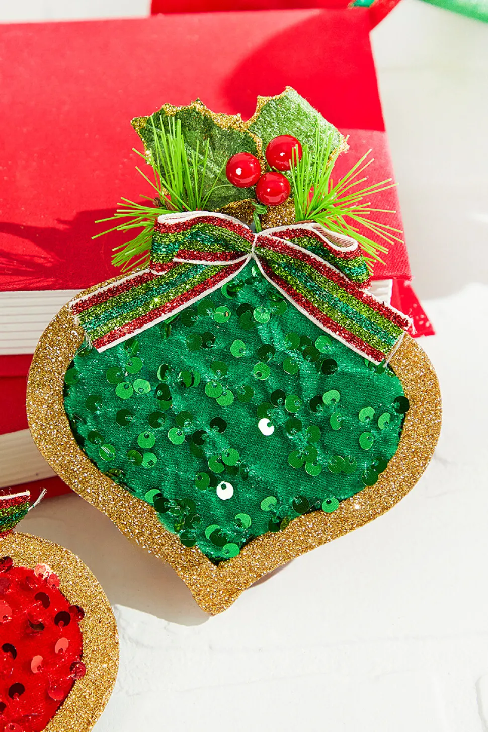 6" Sequin Onion Ornament