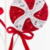 24" Sequin Peppermint Spray