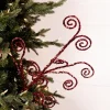 30" Sequins Curl Christmas Spray