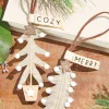 Sewn Tree Polyester Ornament