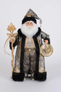 Silver and Gold Noel Santa