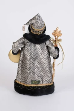 Silver and Gold Noel Santa