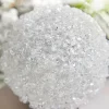 4" Silver Crystal Ball Ornament