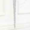10" Silver Icicle Glass Ornament
