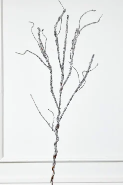 43” Silver Sequin Branch