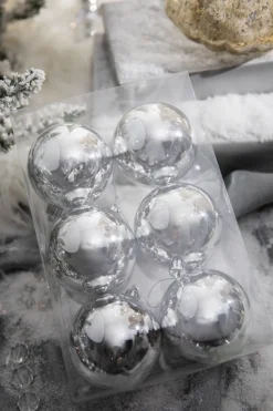 3" Silver Shiny Ball - Box of 6