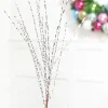 32" Silver Twisted Grass Spray