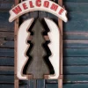 Sled with Embedded Tree Décor