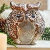 6” Small Glass Owl figurine
