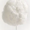 27" Snowball Spray with Glitter