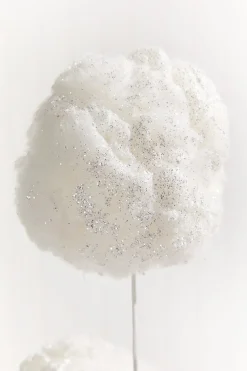 27" Snowball Spray with Glitter