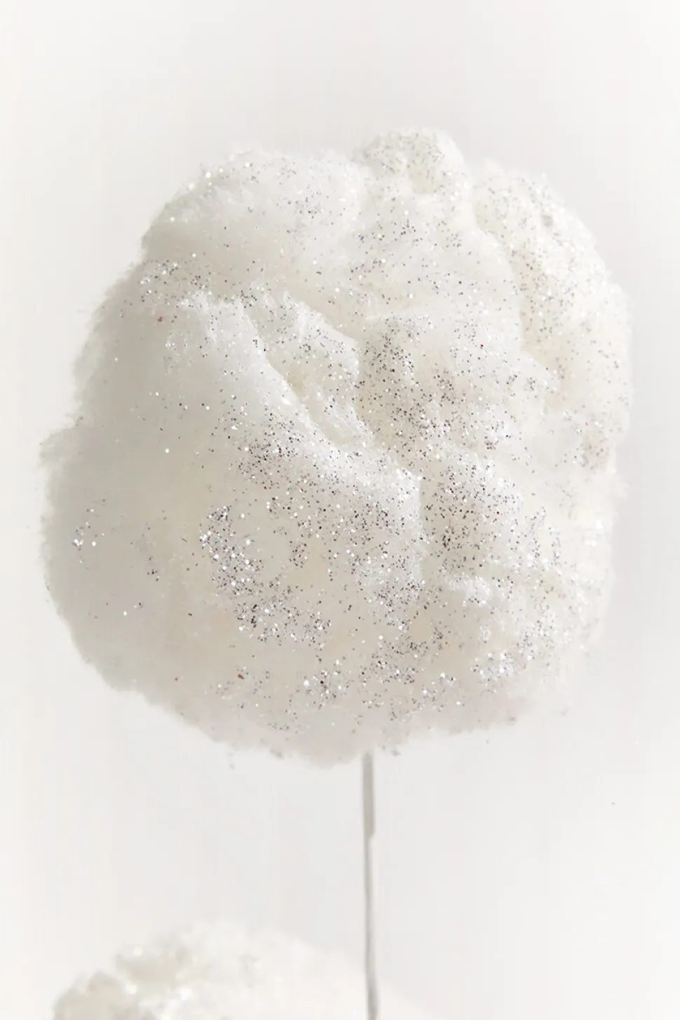 27" Snowball Spray with Glitter