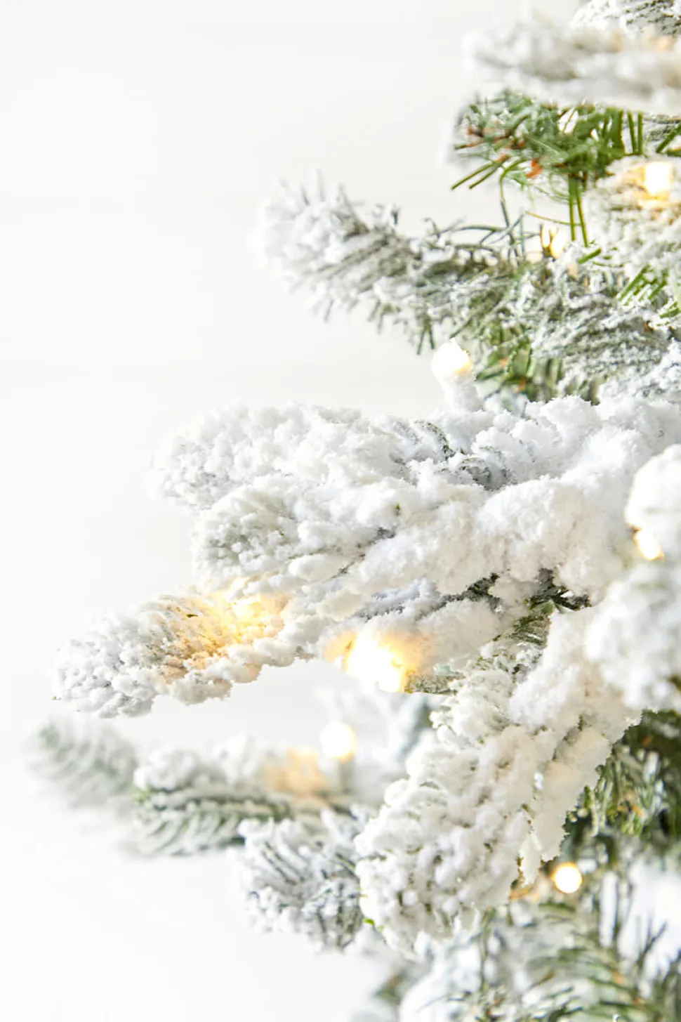 7.5' Snowcrest Pencil Pine Artificial Christmas Tree with 500 Color-Changing Lights