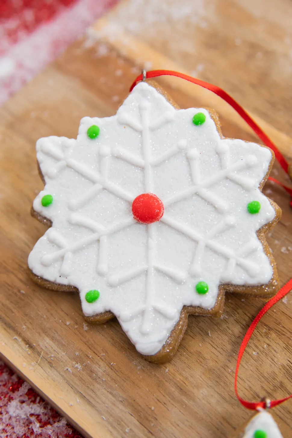 4” Snowflake Cookie Ornament